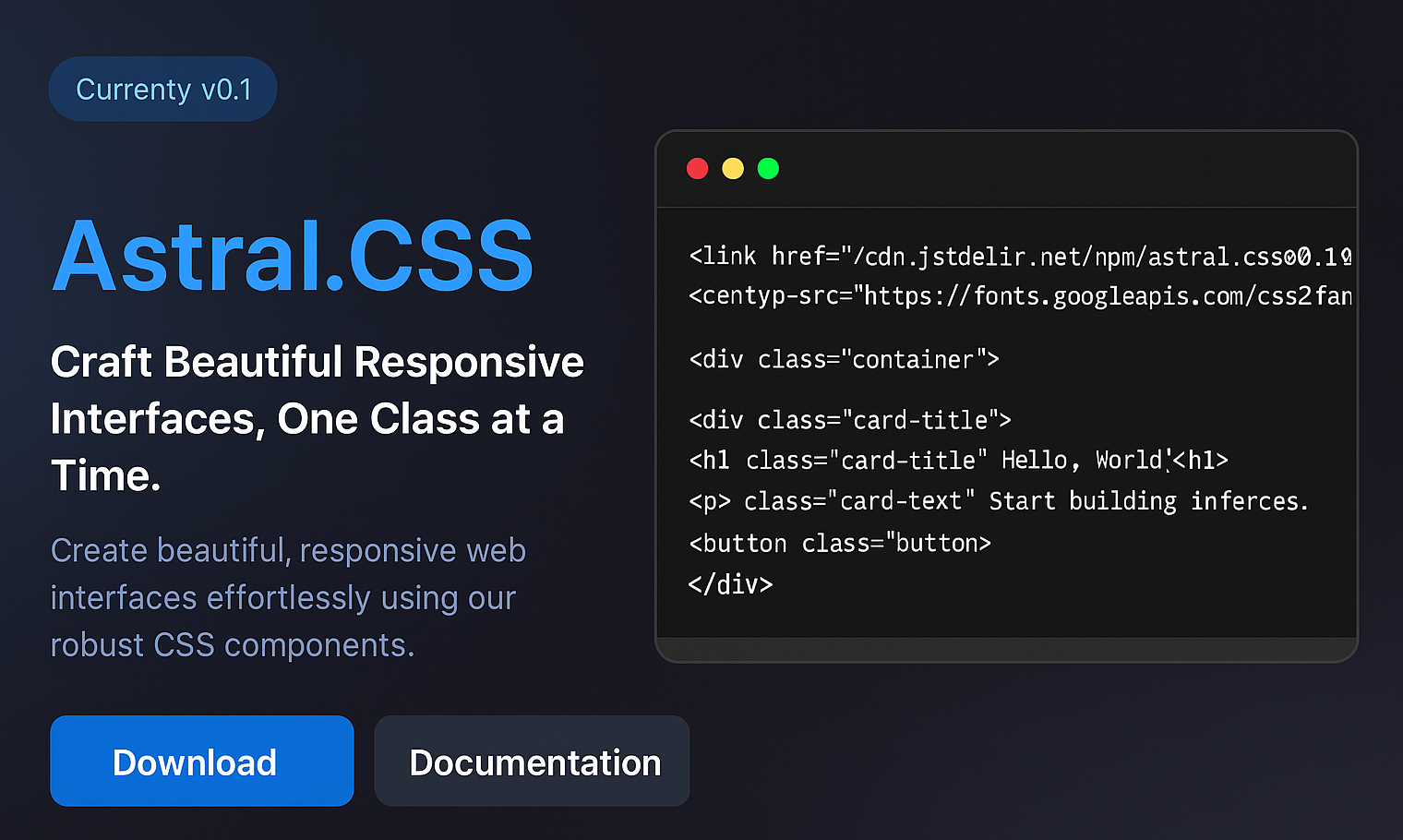 Astral.CSS Starter Template